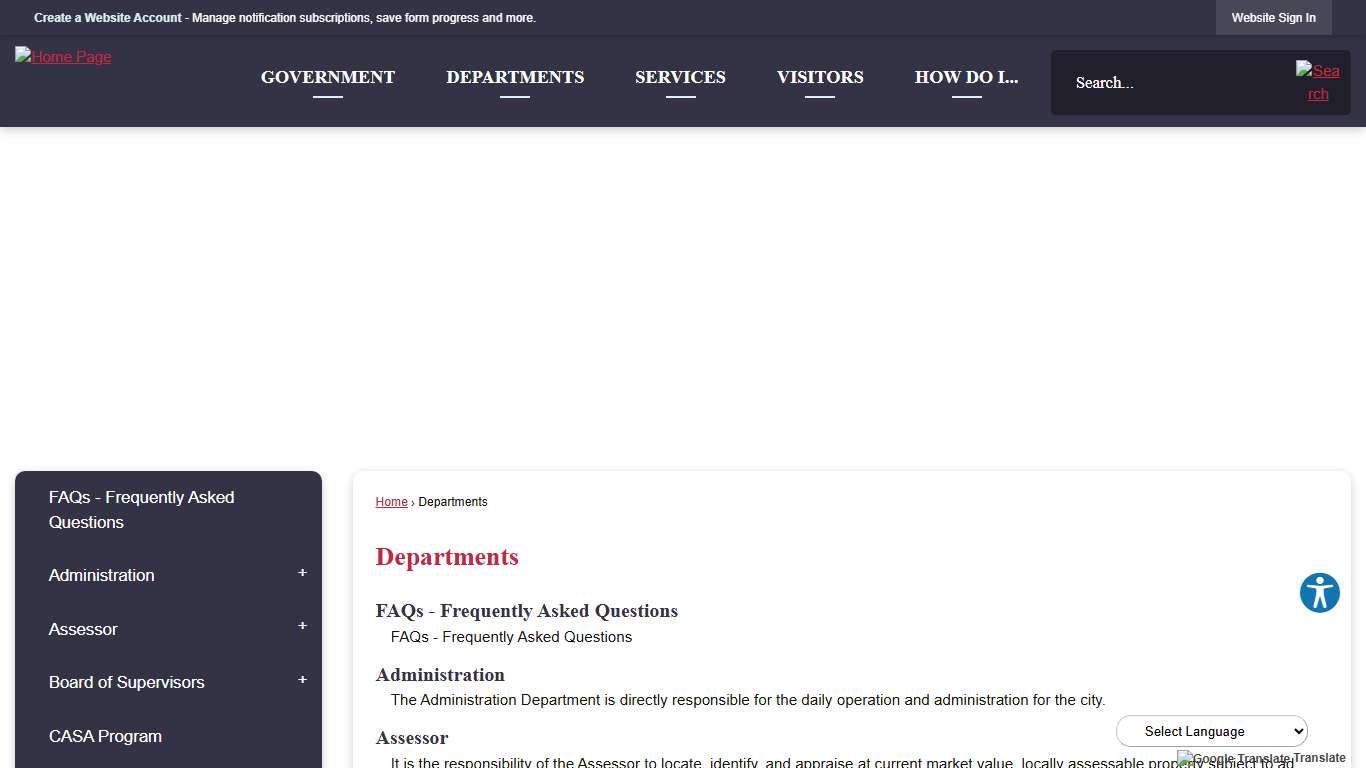 Departments Navajo County, AZ